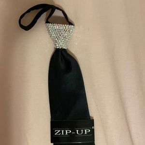 Fancy rhinestone encrusted tie